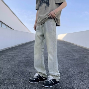 美式牛仔裤男春秋新款休闲直筒裤M882P38图片