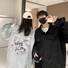 牛仔夹克男大码牛仔外套男茄克NJ77385-P60，男装夹克，电商A040