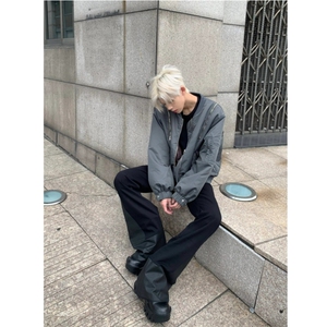 自制款 现货 拉链设计潮流ins夹克外套男 JK086图片