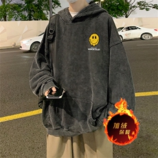 直播品质500克重磅美式做旧水洗卫衣SL1532-常规特P55加绒特P65，男装卫衣，电商A486