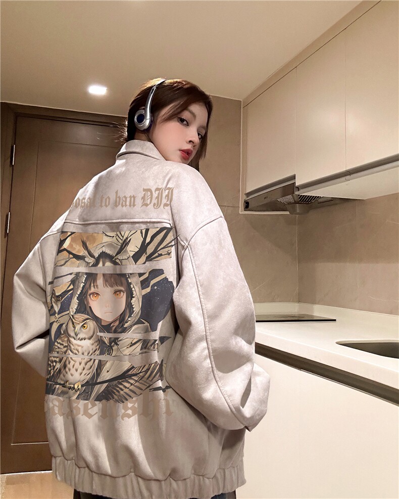 XZ809A/JPK12/P118/控138麂皮绒美式复古烧花夹克,男装夹克,星座809A(原222-1)