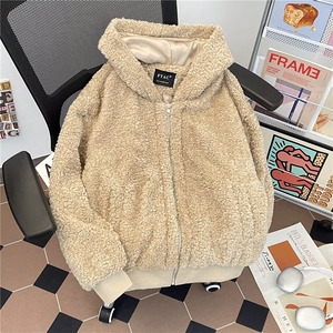 加厚保暖毛领棉服夹克潮流简约棉衣7821 P95图片