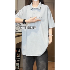 PL9003-P25-控49-大量现货POLO衫男短袖T恤潮牌纯色翻领透气网眼，男装T恤，星座116