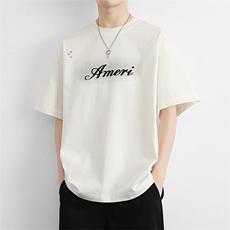 2025美潮高定印花宽松短袖T恤半袖衣服BG3009P70，男装T恤，星座914