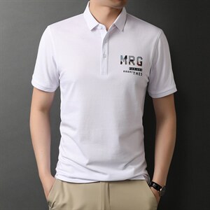 男士短袖polo衫宽松休闲百搭体恤半袖t恤衫夏装翻领上衣图片