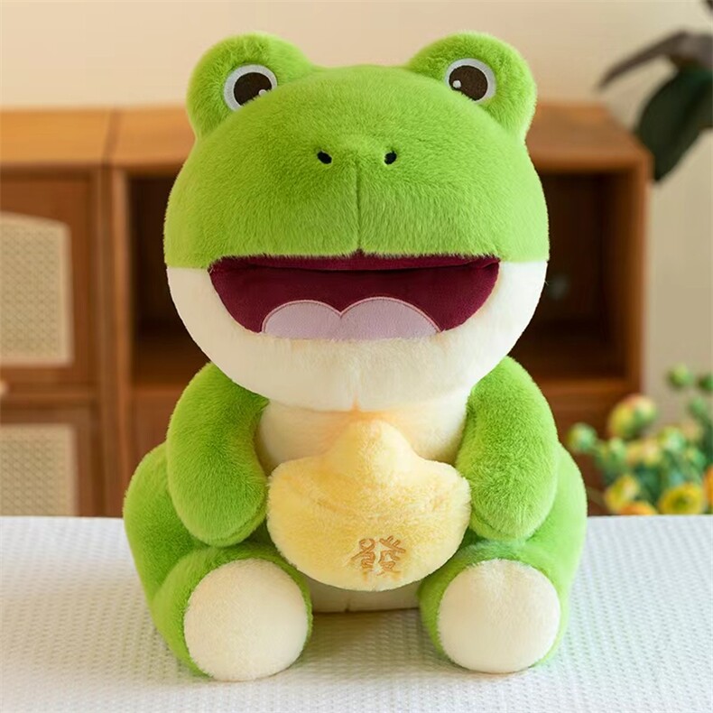 抱财青蛙，常安玩具