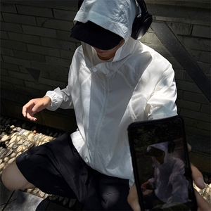 UPF50+网眼拼接防晒衣5X1061-TP4579 山系轻薄防紫外线防晒服图片