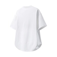 1立体白底潮情侣大码M-5XL网红小爱心短袖T恤男DT7742P55控78，男装T恤，星座226-2