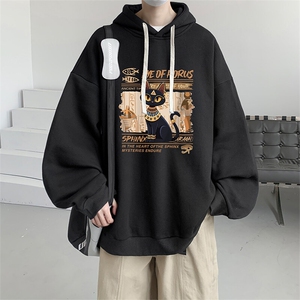 连帽卫衣男大码胖子帽衫大号运动服WY2429-P35图片