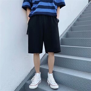 夏季宽松休闲短裤男青年潮流百搭五分裤ins港风痞帅运动裤d30-p30，男装牛仔裤，星座1008-2