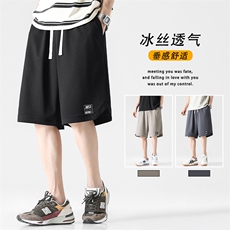 短裤男夏季日系宽松休闲运动裤子潮牌潮流五分中裤XD2313特批35，男装休闲裤，星座718