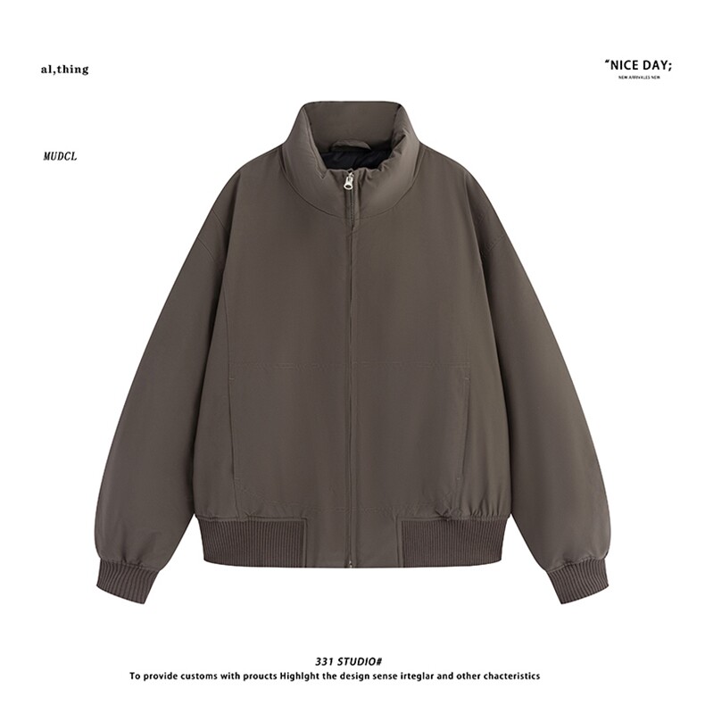 平铺~新标90白鸭绒冬季美式立领羽绒服外套E123/P259,男装羽绒服,电商B331