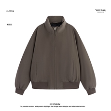 平铺~新标90白鸭绒冬季美式立领羽绒服外套E123/P259，男装羽绒服，电商B331