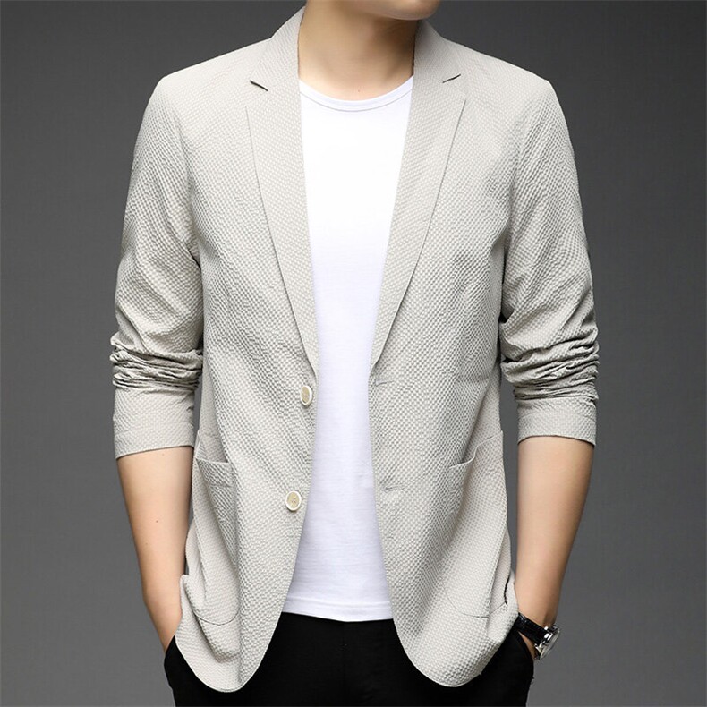 春秋款男士休闲商务西服外套单西男装,男装西服,钱塘207-1