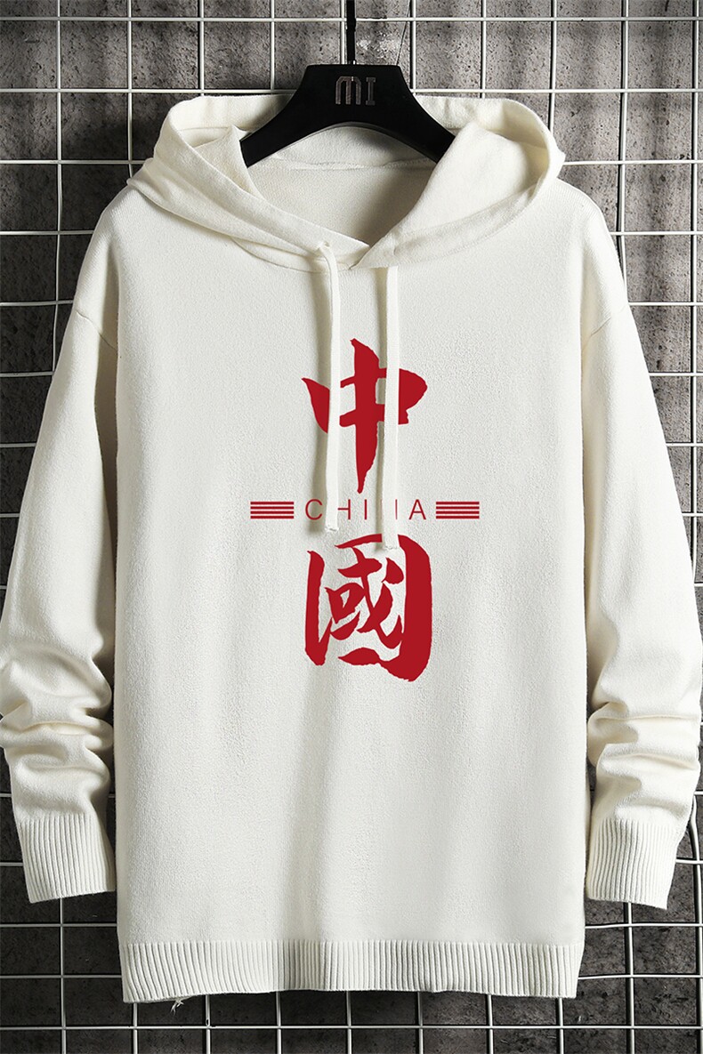LM68198-P58加绒款-P68连帽毛衣男大码带帽针织衫男毛线衣网格,男装针织衫/毛衣,电商A040A