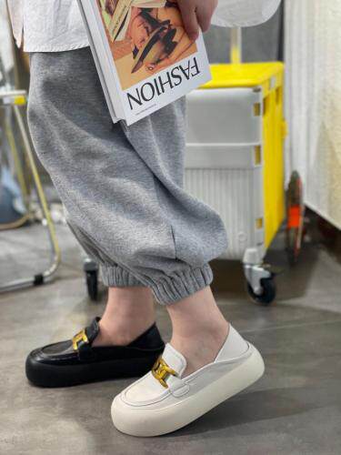 真皮厚底两穿小皮鞋,其它,她他麦