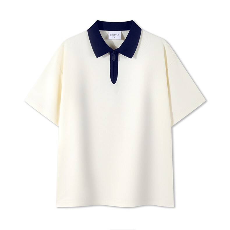 40支 双纱珠地240克 8色S-3XL 65%棉 35聚酯纤维 男女款T恤衬衫图片