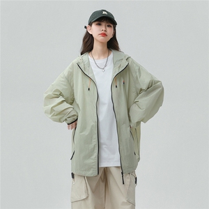 1中性无影墙撞色彩虹硅胶点缀大码M-5XL潮牌防晒服FS77001P65控88图片