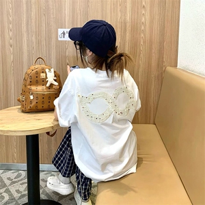 万针全刺绣工艺抖音得物高品质260克重磅纯棉双纱美式高街短袖T恤图片