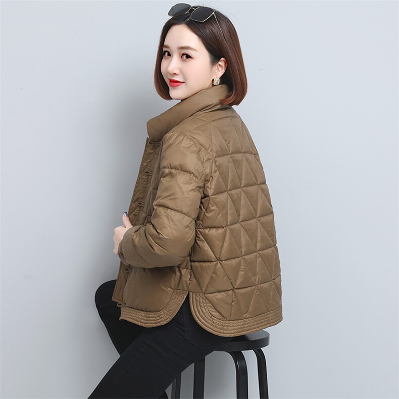 时尚保暖短款棉服女修身显瘦冬季外套,女装棉衣/棉服,雪樱依海