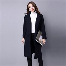 2021秋冬毛呢大衣中长款保暖毛呢大衣382款舒适百搭修身毛呢外套，女装毛呢外套，秋牧寒烟
