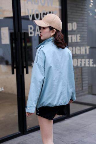 2021春款袖子立体图标设计外套，女装，红雀纺