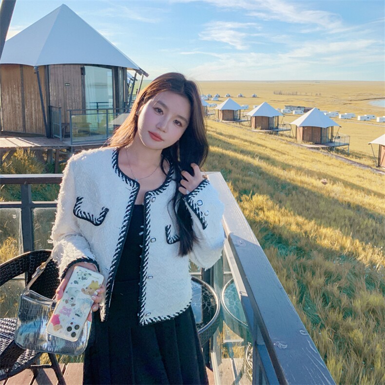 K182-8513-P185K268-设计感小香风长袖外套，女装短外套，帛香坊