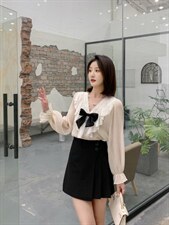 春夏新款蝴蝶结小衫，其它，万人美