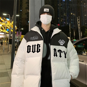 港风 23冬季时尚百搭宽松字母印花潮流棉服外套TPMY6258TP85控138图片