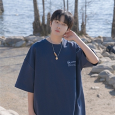 wassuphappy日系cityboy短袖t恤男夏季潮牌复古青少年休闲五分袖，男装T恤，星座218-1（原230）