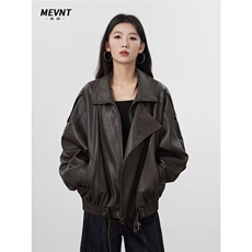 加绒加厚冬男女皮棉衣夹克机车织带棉袄保暖宽松皮外套MY125P98，男装夹克，星座1013-1