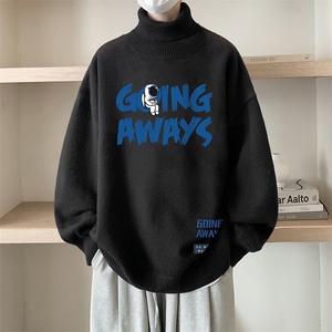 控68高领毛衣男士大码内搭毛线衣男 GM45230-P45加绒款-P65图片