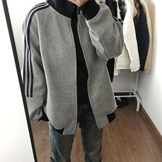 抖音得物高品质美式高街重磅结构设计拼接织带立领卫衣外套CM42，女装短外套，电商A486-1