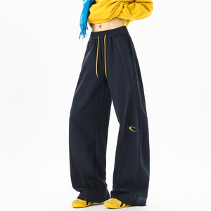 D258 L1741 常规P52 控75 加绒P55 控78 春季刺绣卫裤，男装休闲裤，电商D258