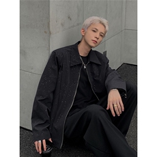 秋季新款满天星立领夹克外套男网红外套潮JK102-P98，男装夹克，电商C307