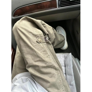 D49-P45高街设计感工装裤男潮牌宽松阔腿百搭休闲裤子-网图现货