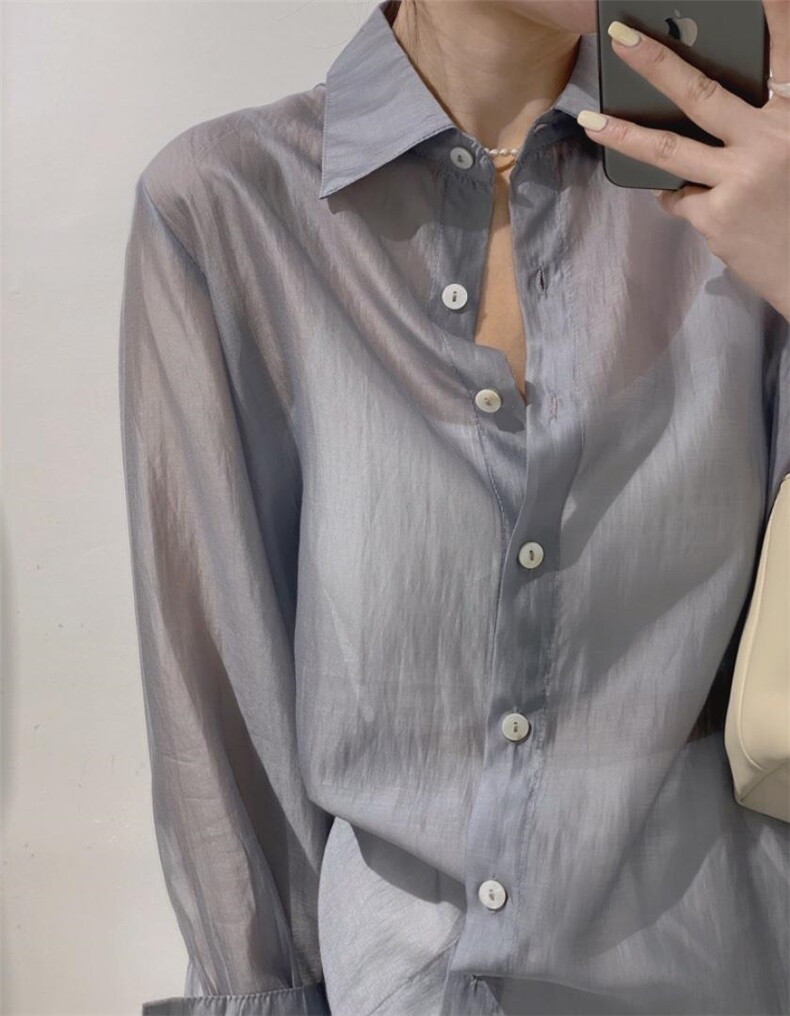 防晒衬衫，女装衬衫，驿谷