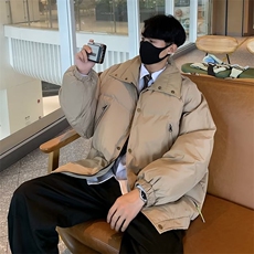 棉服保暖面包服外套2024冬季ins潮流防水MY16-P78，男装棉衣，星座1109-3