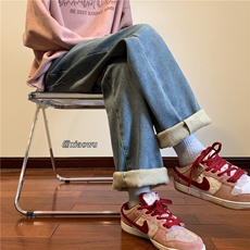 加绒牛仔裤小直脚B342-K7012-P35JR45控59系皮带，男装牛仔裤，电商B342