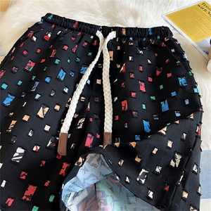 23新款美式毛边破洞短裤A316-1K1126P45控58图片