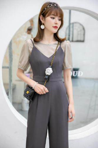 夏装，两件套,女装,水锦红