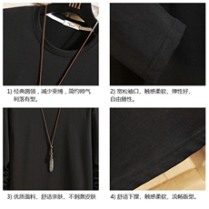 TX3099-P25加绒款-P35纯长袖t恤男大码圆领打底衫体恤砖墙，男装T恤，电商A040A