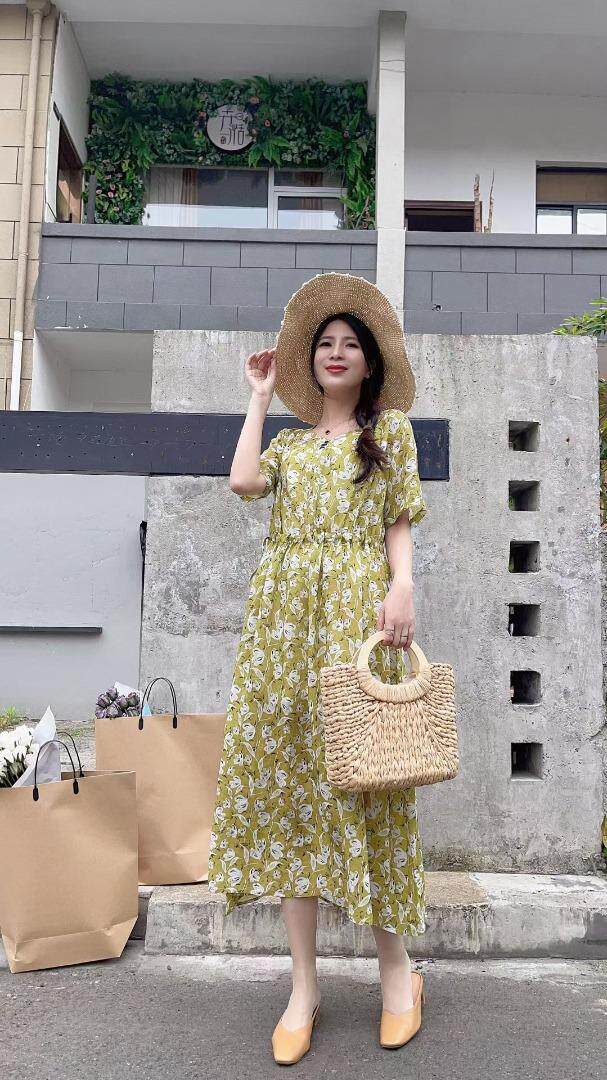 ，纯苎连衣裙小衫裤子裙子衬衣 时尚风 风淑女风休闲，女装连衣裙，川哲