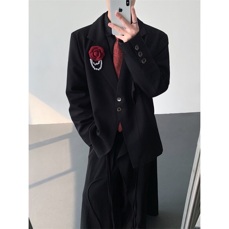 25秋冬新中式男士解构西服外套xz191-p128,男装西服,电商B288