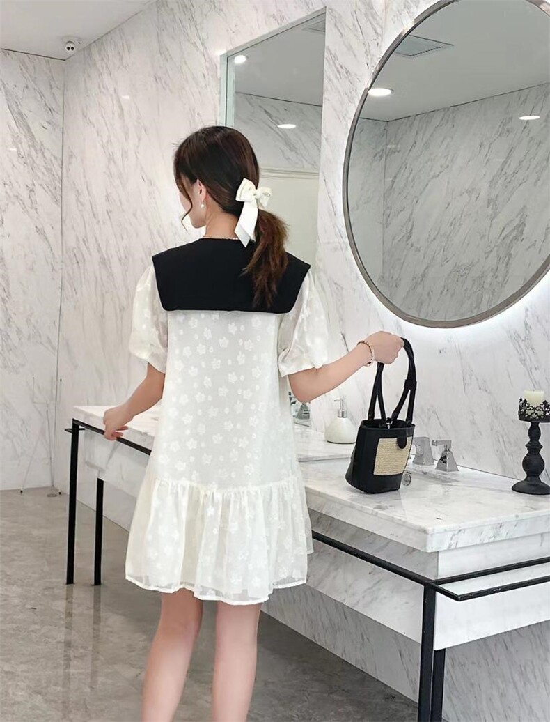 连衣裙翻领显龄，女装连衣裙，雅诺希