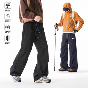 秋季新款美式户外机能褶皱设计伞兵冲锋裤B315-K25317-特p35控68,男装休闲裤,电商B315