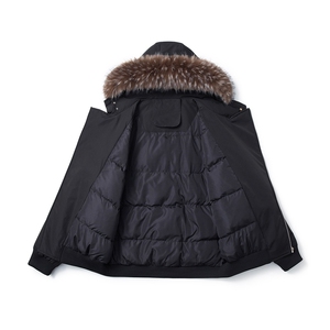 有90绒报告 可拆卸毛领羽绒服派克服标90绒78197P268控428图片