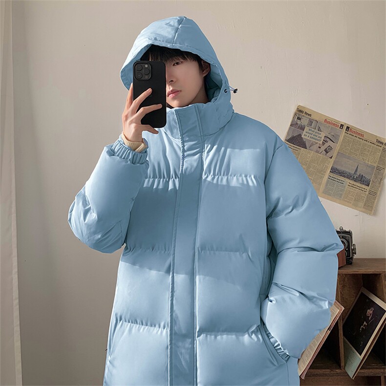 现货 抖音得物可供视频 三防加厚羽绒连帽棉衣外套面包棉服MY8095图片