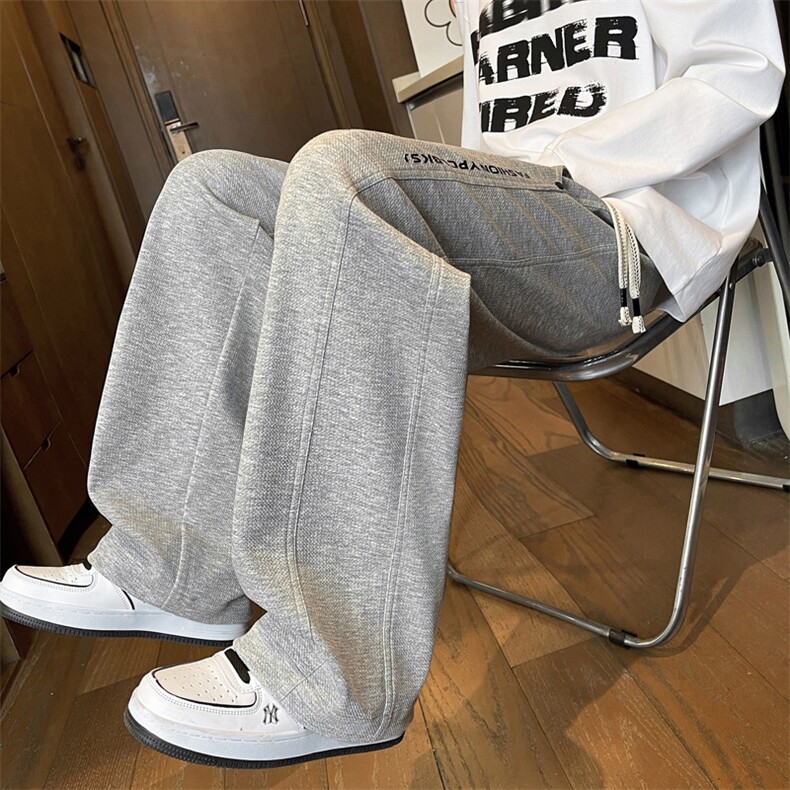 2025新款休闲工装阔腿裤男式百搭户外运动裤-K3031-P40,男装工装外套,星座1105