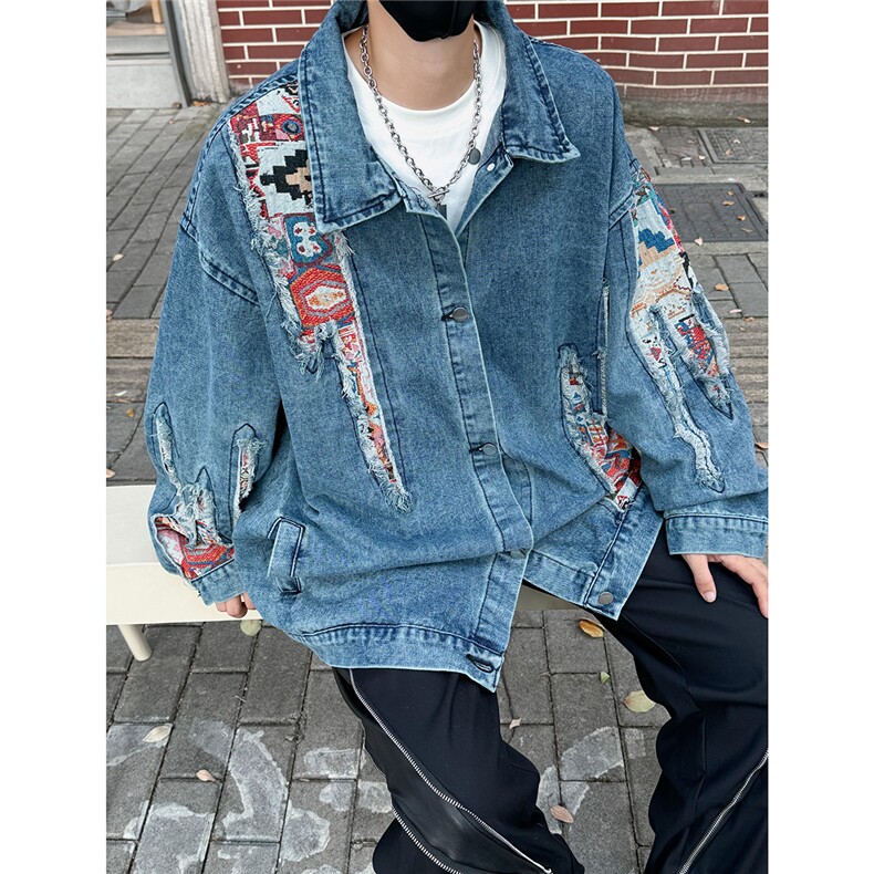 外套男ins高街潮牌港风日系原宿风韩版潮流宽松夹克JK2560-P70,男装夹克,星座308B-2